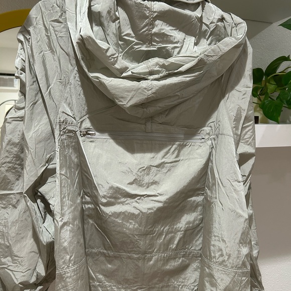 EASEL Parachute Women's Lt Gray Windbreaker Bomber Jacket Size M - Picture 5 of 5